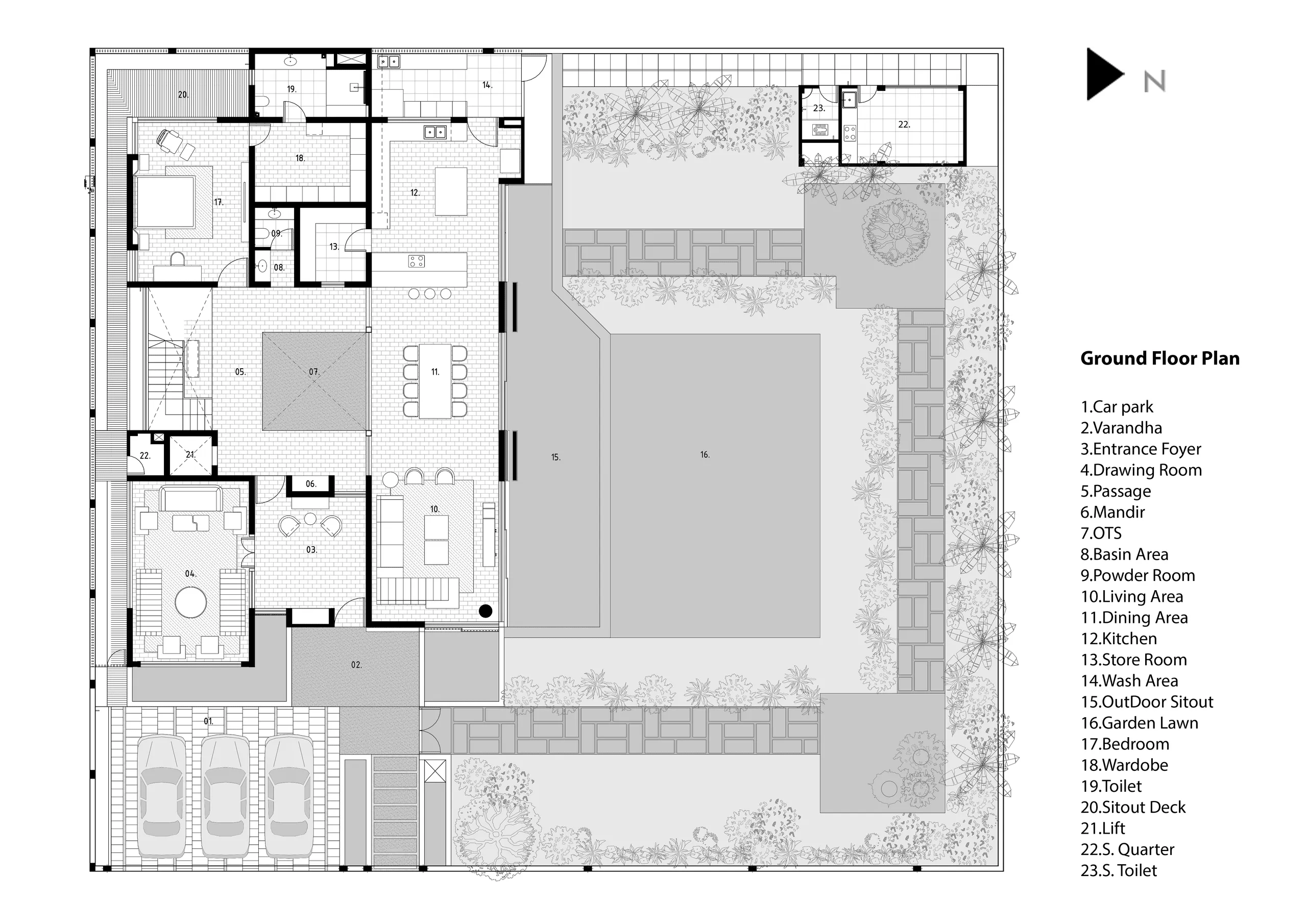 Residence at County Walk Oasis — drawing — 1